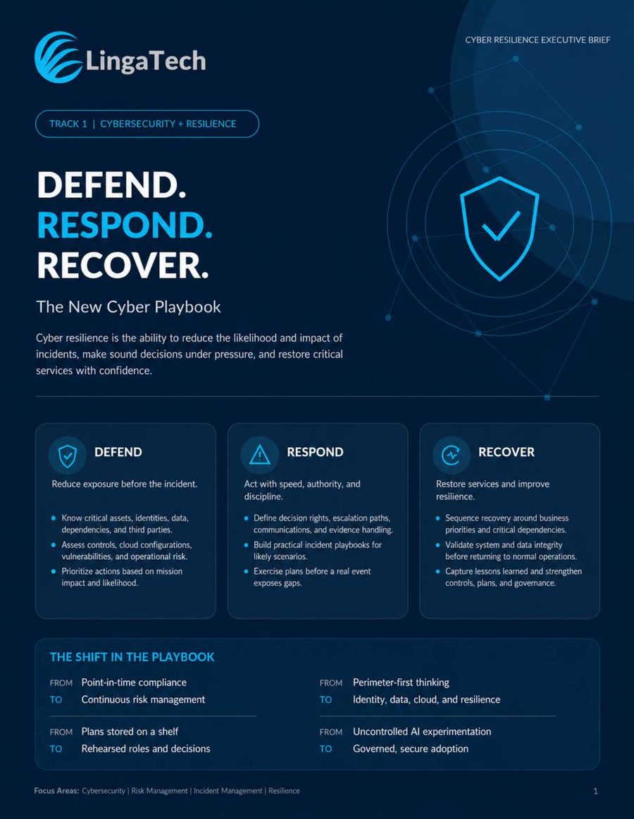 Cyber Resilience: The New Cyber Playbook cover